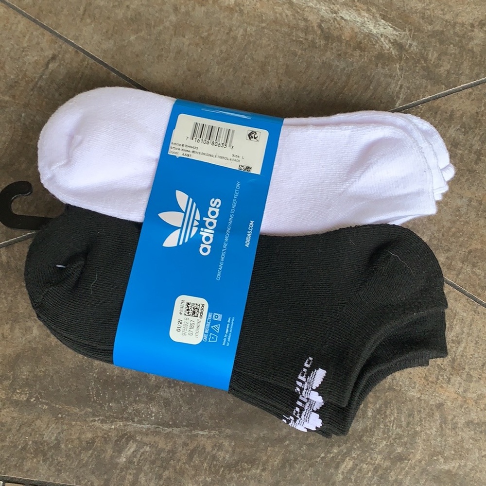ADIDAS 6 pairs set NO SHOW